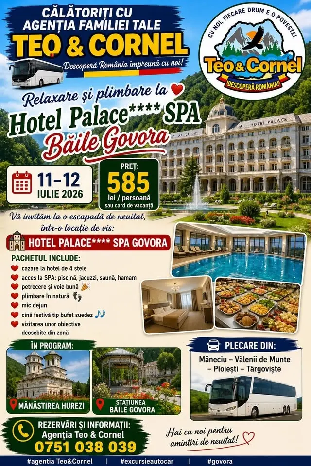 RELAXARE LA HOTEL PALACE ***GOVORA