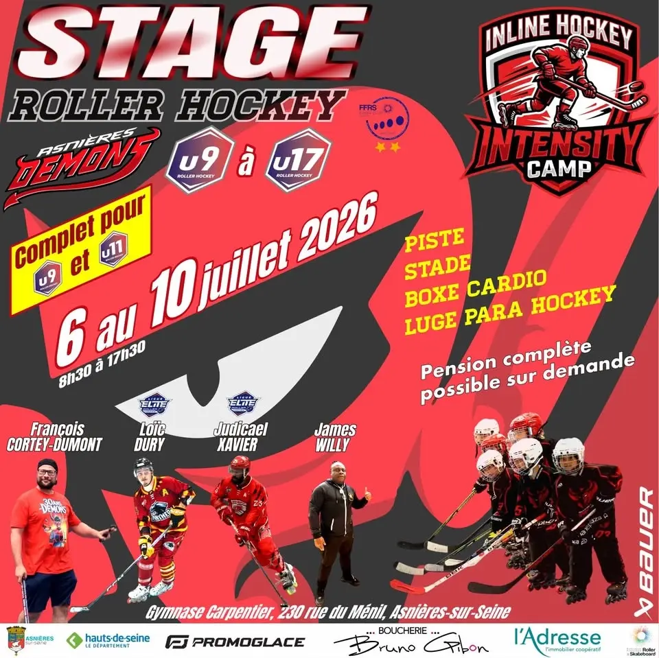 Stage Juillet 2026 - Demons d'Asnieres