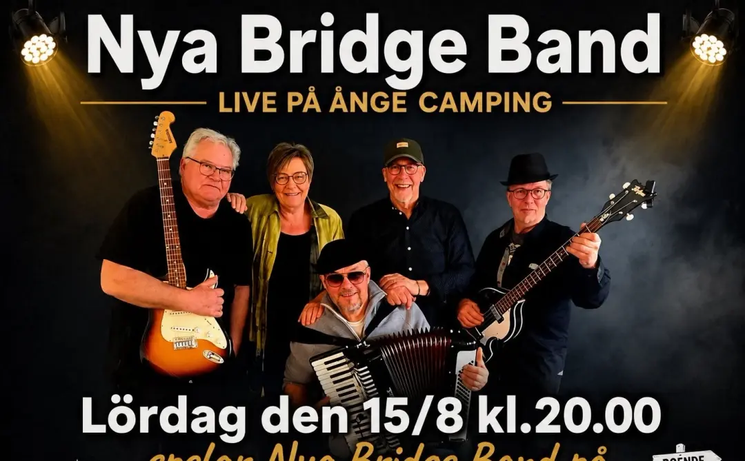 Nya Bridge Band live på Ånge Camping