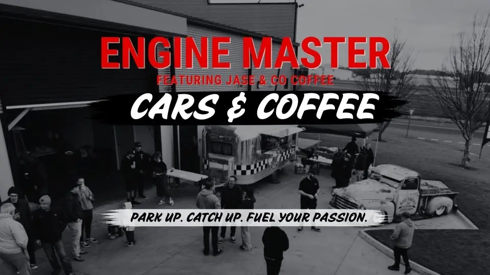 CARBURETTORS & CAFFEINE - Engine Master Australia Car's & Coffee w/ Jase & Co Coffee