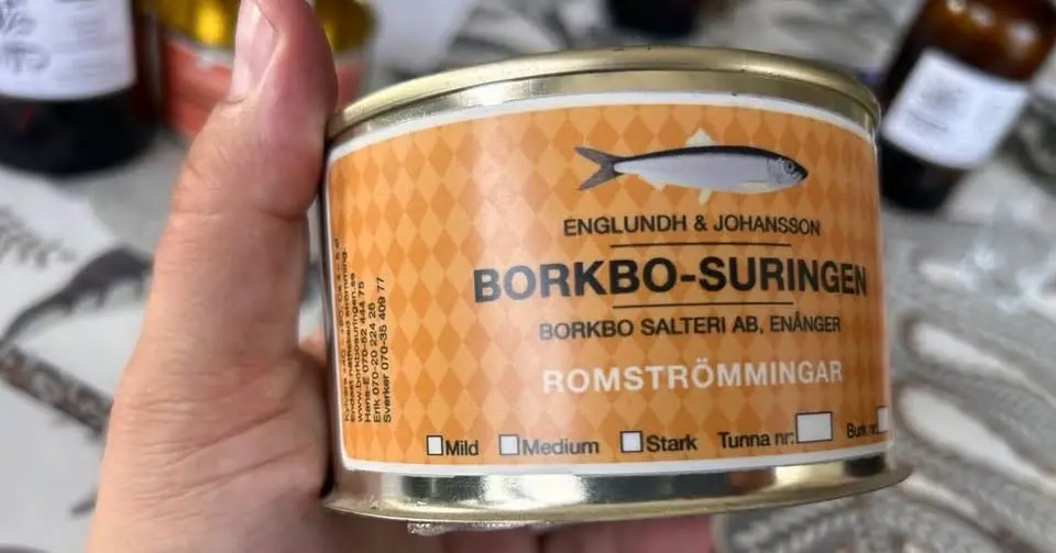 Surströmmingsskiva på Skedvi Bröd