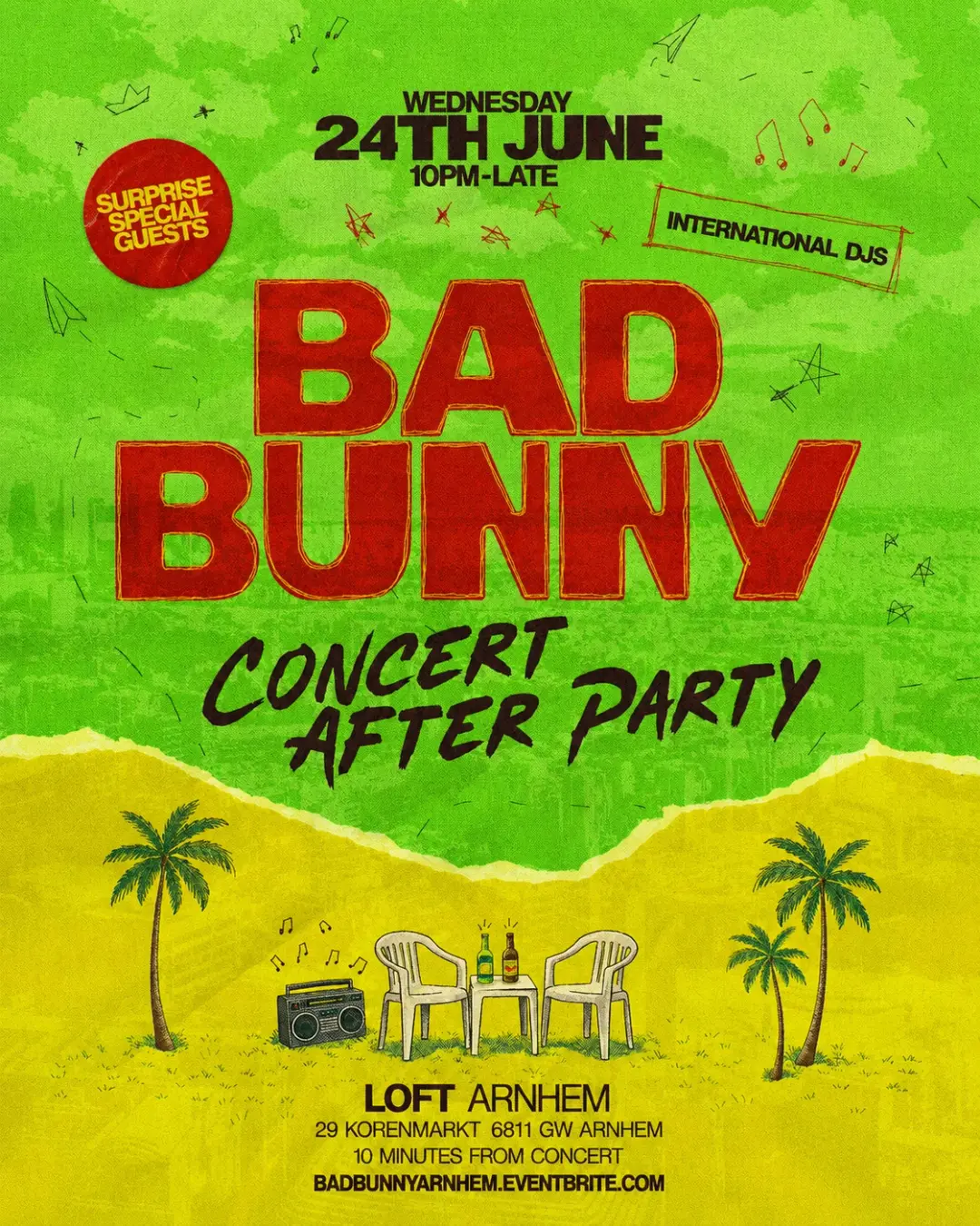 BAD BUNNY AFTER PARTY - ARNHEM