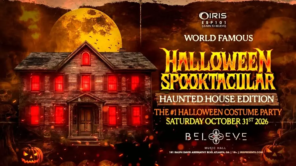 Iris Presents: Halloween Spooktacular @ Believe Music Hall | Sat, Oct 31st!