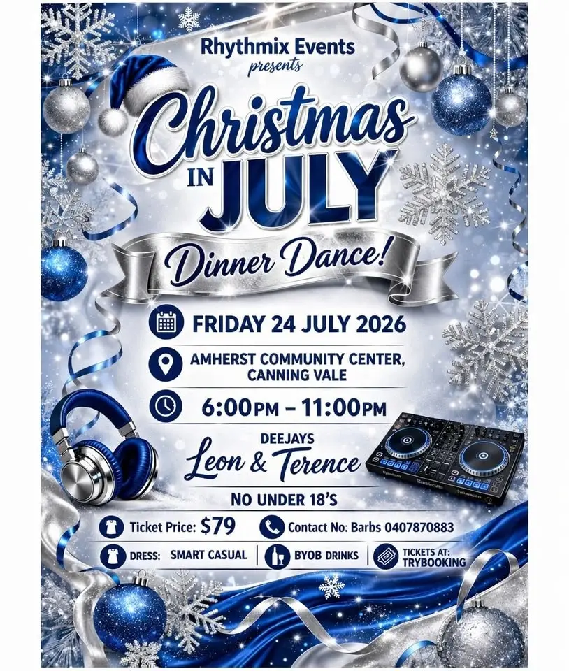 CHRISTMAS IN JULY DINNER DANCE 