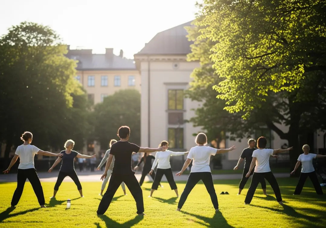 Qigong i Kungsträdgården