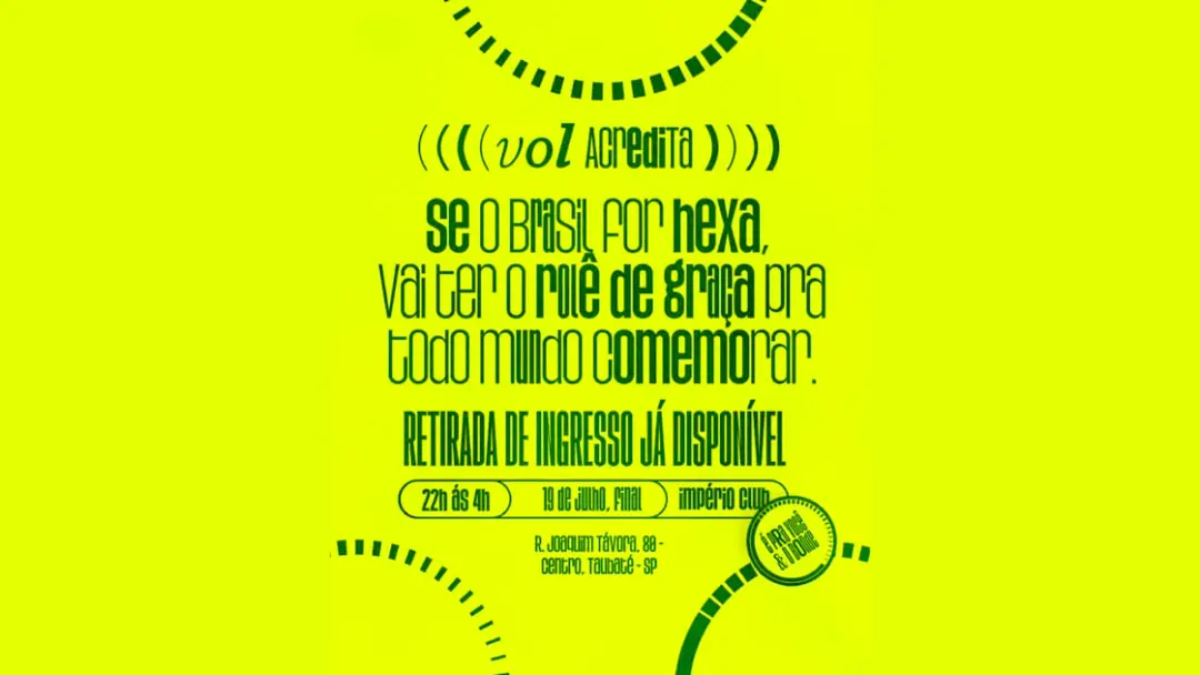 Vol Apresenta: Rolê Do Hexa!