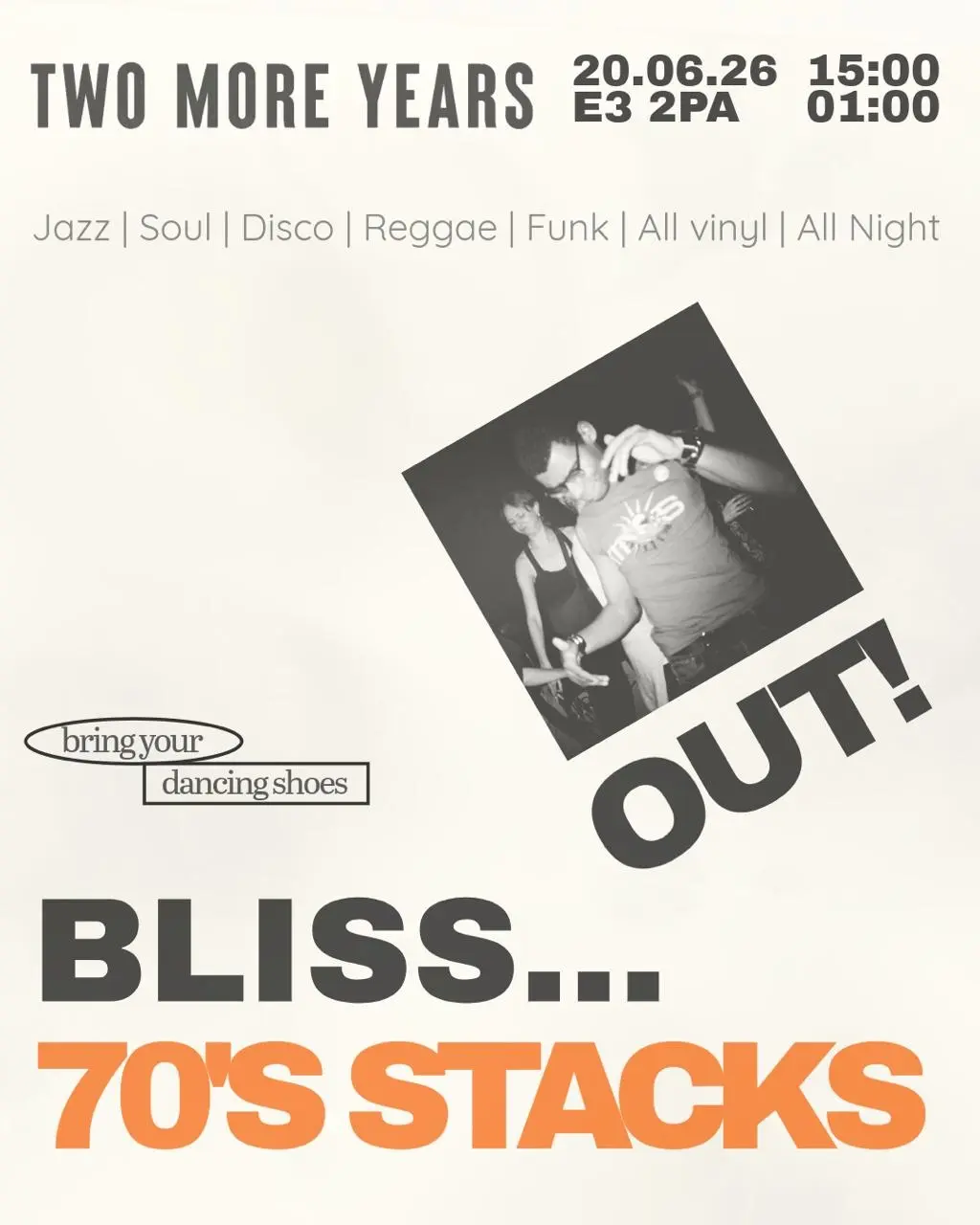 BLISS OUT + 70'S STACKS
