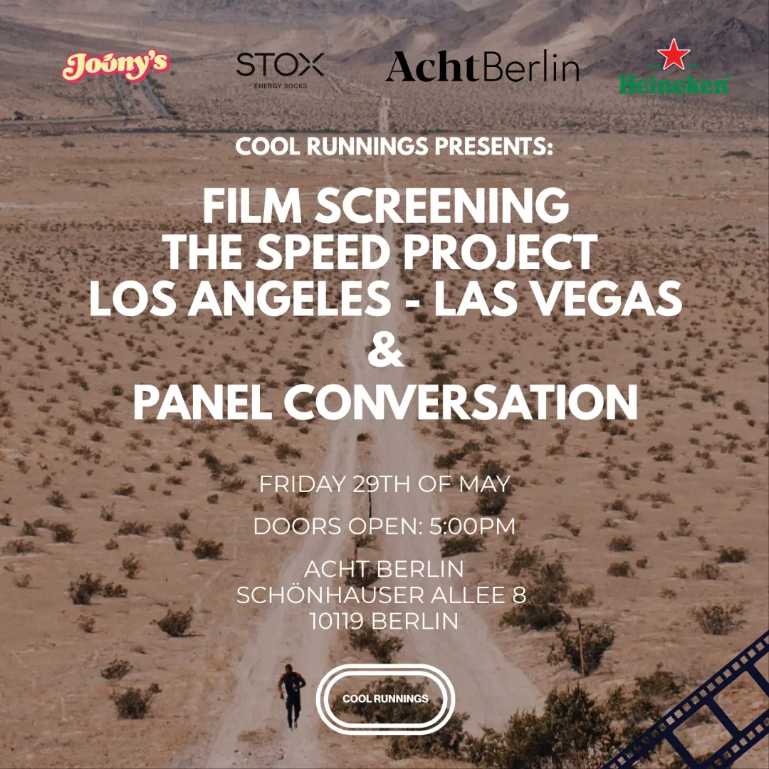 THE SPEED PROJECT FILM SCREENING BY COOL RUNNINGS