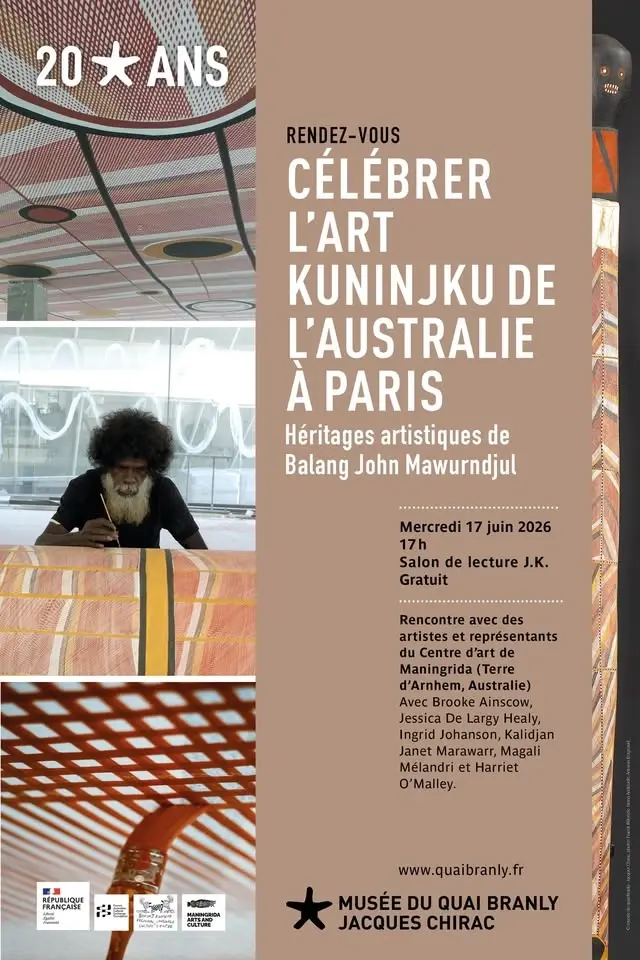 Célébrer l’art Kuninjku de l’Australie à Paris : héritages artistiques de Balang John Mawurndjul