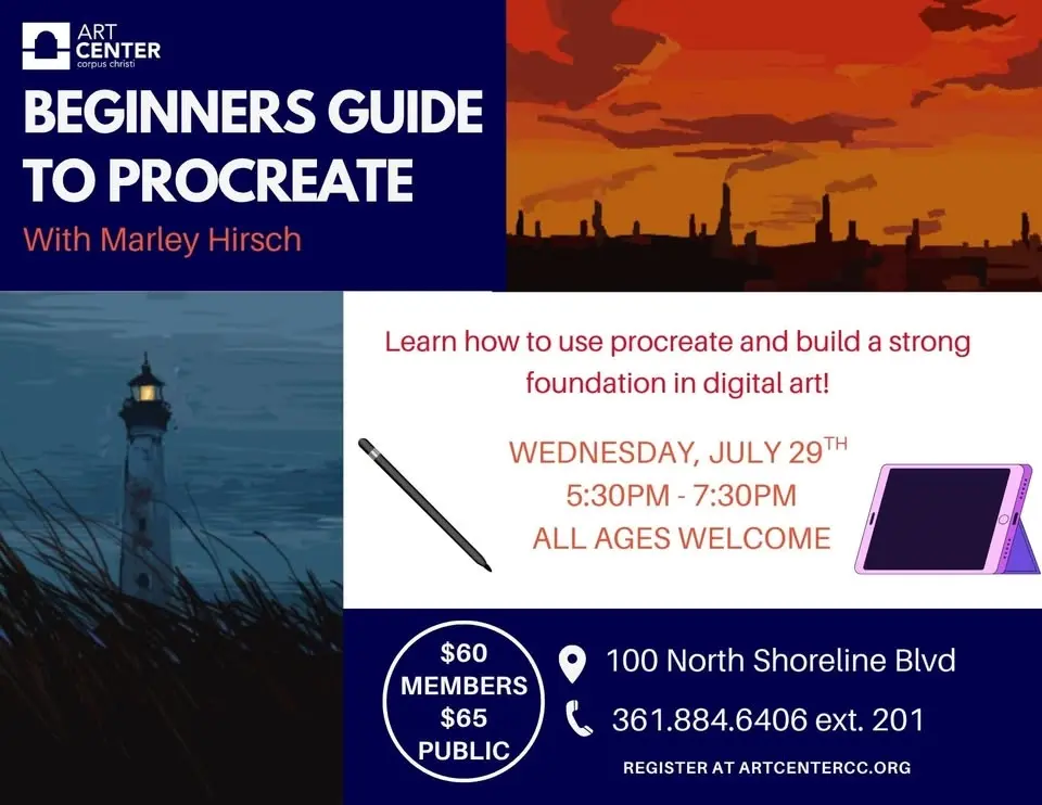 Beginners Guide to Procreate with Marley Hirsch