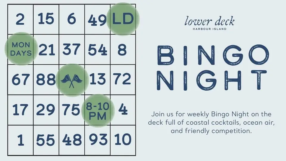 Bingo Night on the Deck
