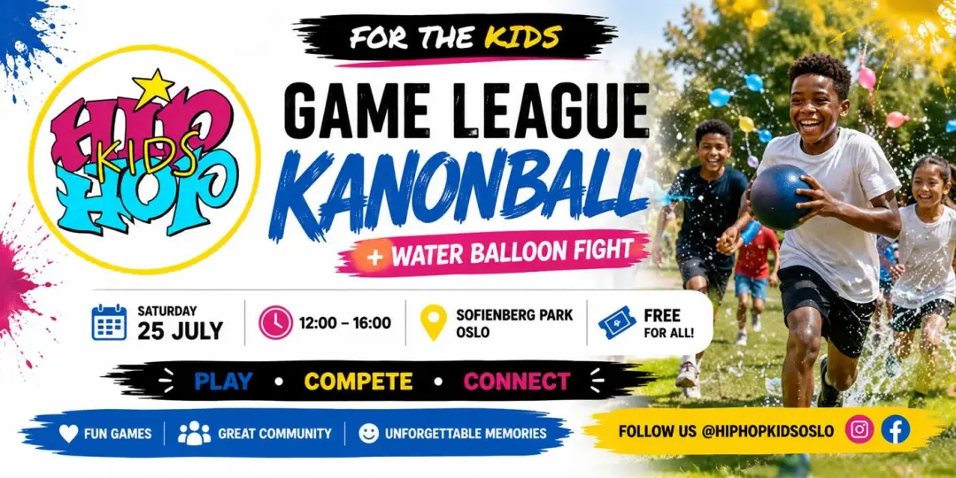 HipHop Kids Game League – Kanonball & Water Balloon Fight