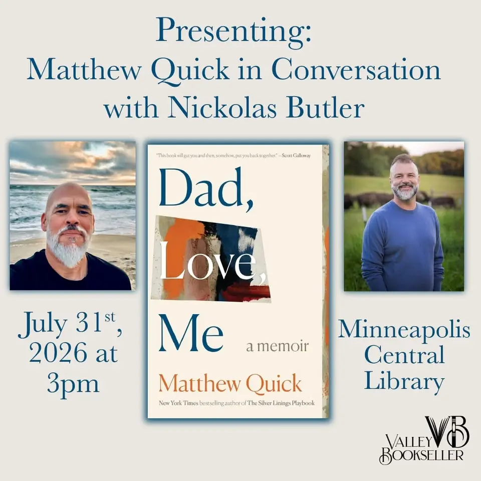 Author Talk: Matthew Quick in Conversation with Nickolas Butler.