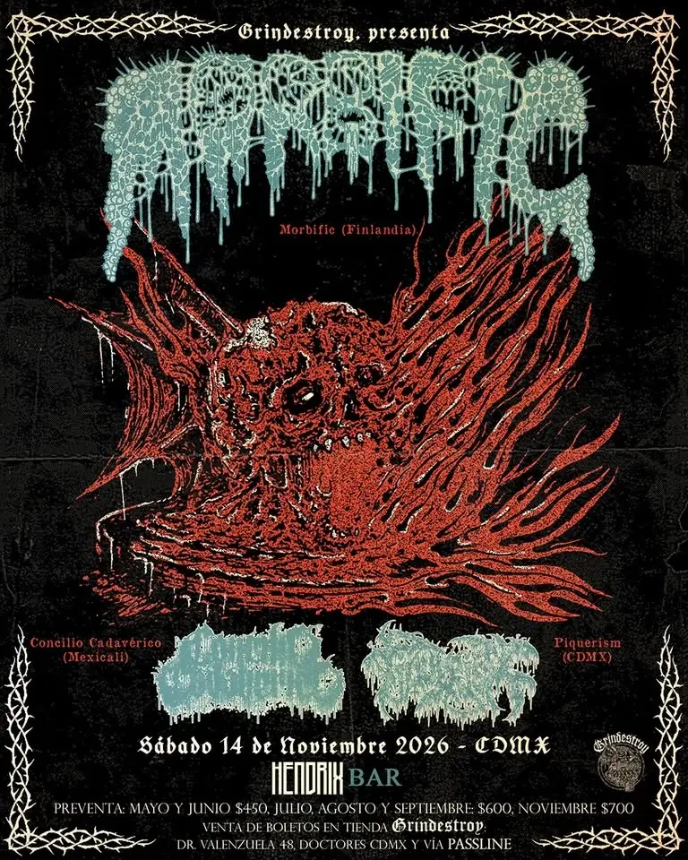 MORBIFIC EN CDMX - Sábado 14 de Noviembre 2026