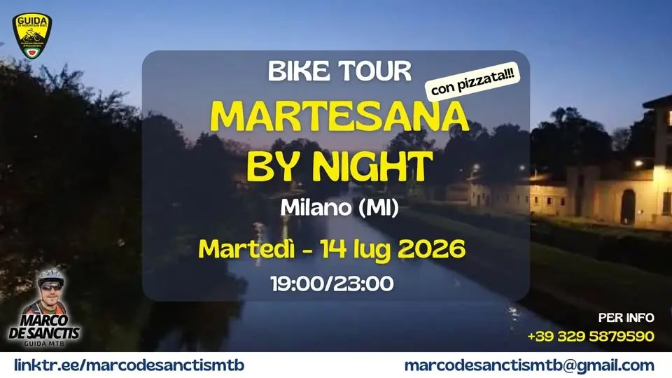 Martesana by night con pizzata