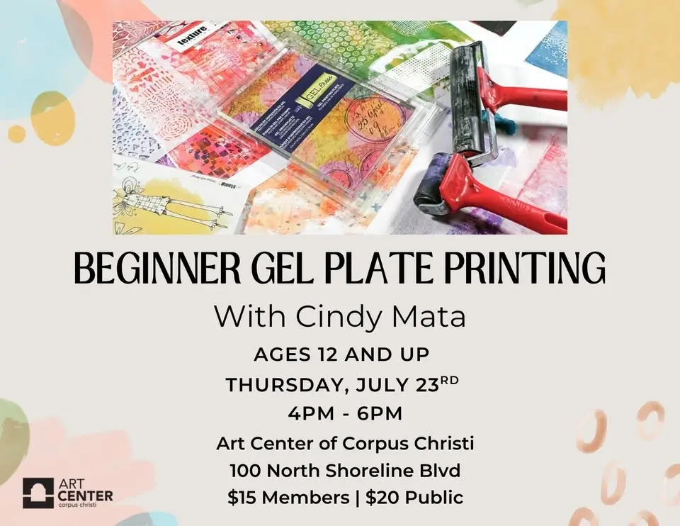 Beginner Gel Plate Printing with Cindy Mata