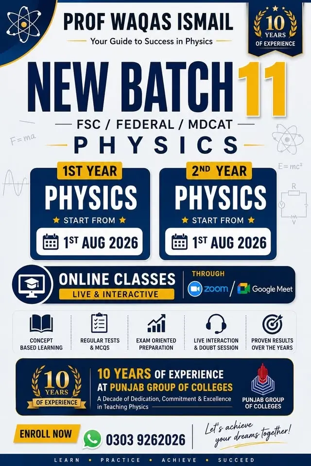 New Batch 11 physics 
