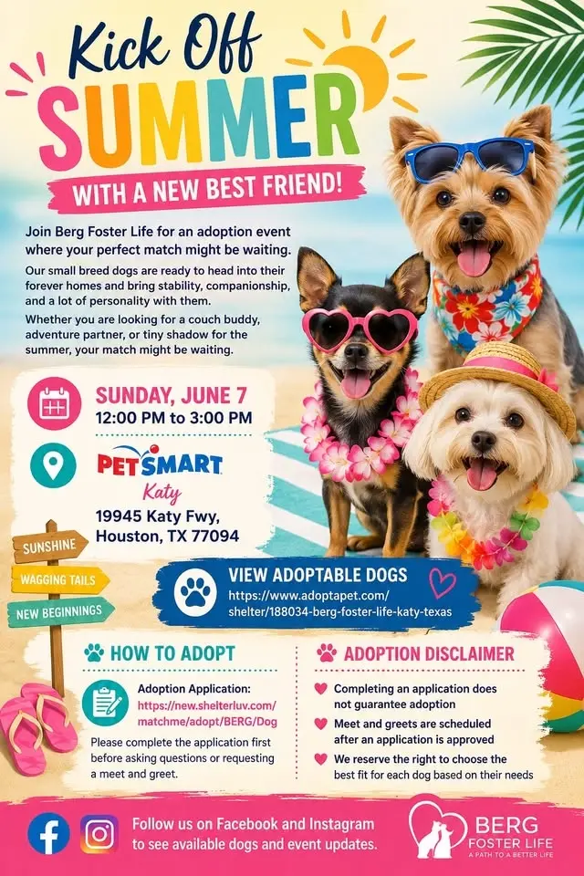 June Adoption Event - Katy