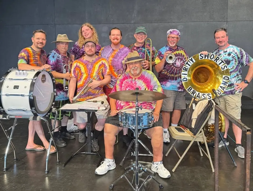 Dirty Shorts Brass Band performs for Rein in Sarcoma