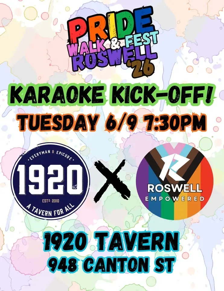 Karaoke Kick-Off Pride Week in Roswell