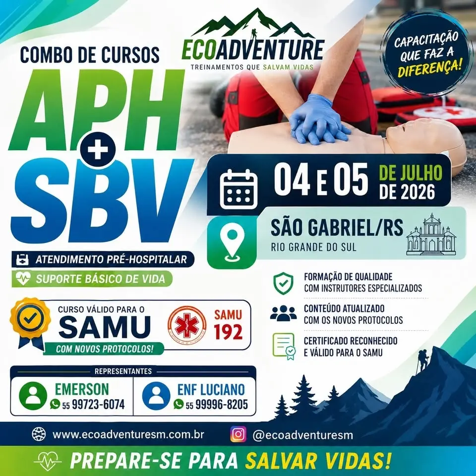 Combo de Cursos APH e SBV 
