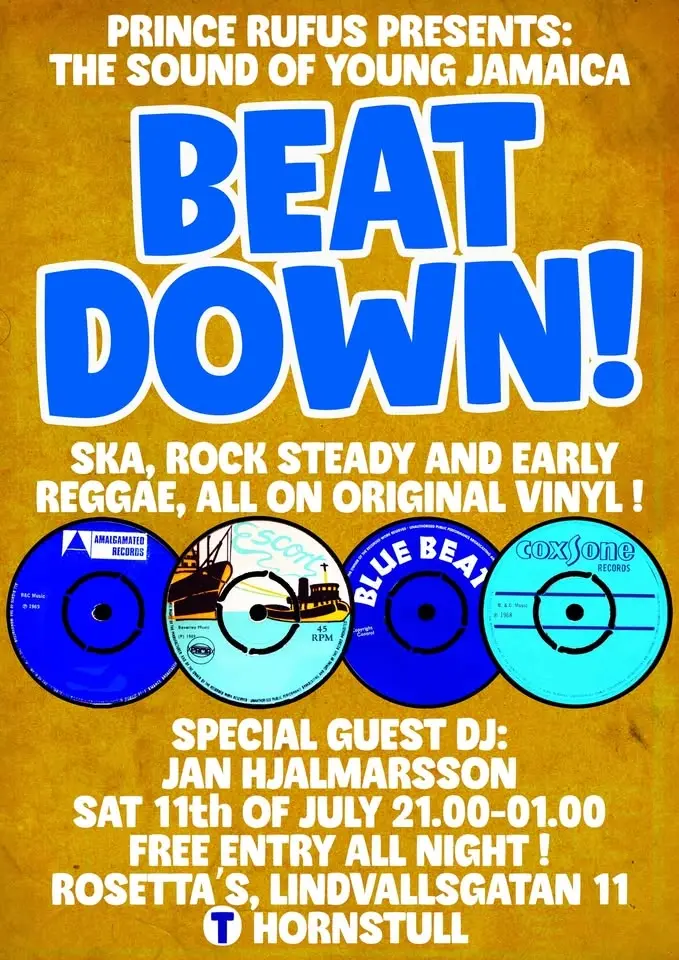 BEAT DOWN! with special guest Jan Hjalmarsson
