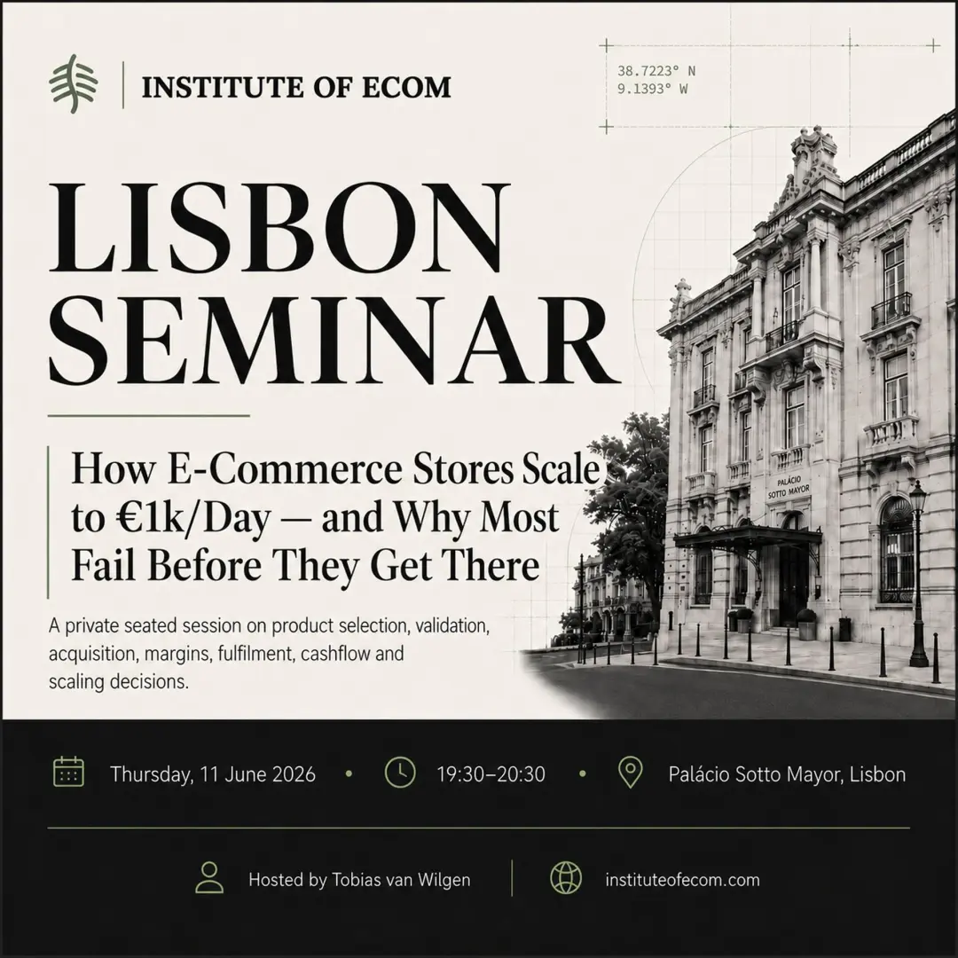 How E-Commerce Stores Scale to €1k/Day — and Why Most Fail Before They Get There