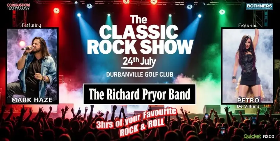 Richard Pryor's CLASSIC ROCK Show with MARK HAZE, PETRO & Band 