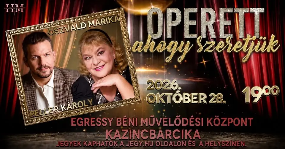 Operett, ahogy szeretjük -  KAZINCBARCIKA