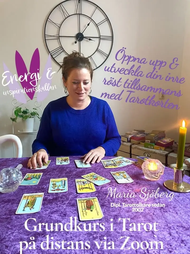 Öppna upp & utveckla din inre röst - Grundkurs i Tarot