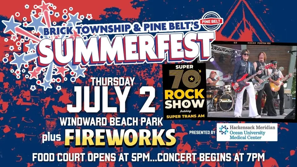 Brick Twp & Pine Belt's SummerFest Concert feat. SUPER TRANS AM 