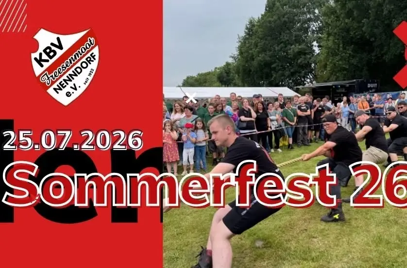 ☀️ NENNDÖRPER SOMMERFEST 2026 🏖️