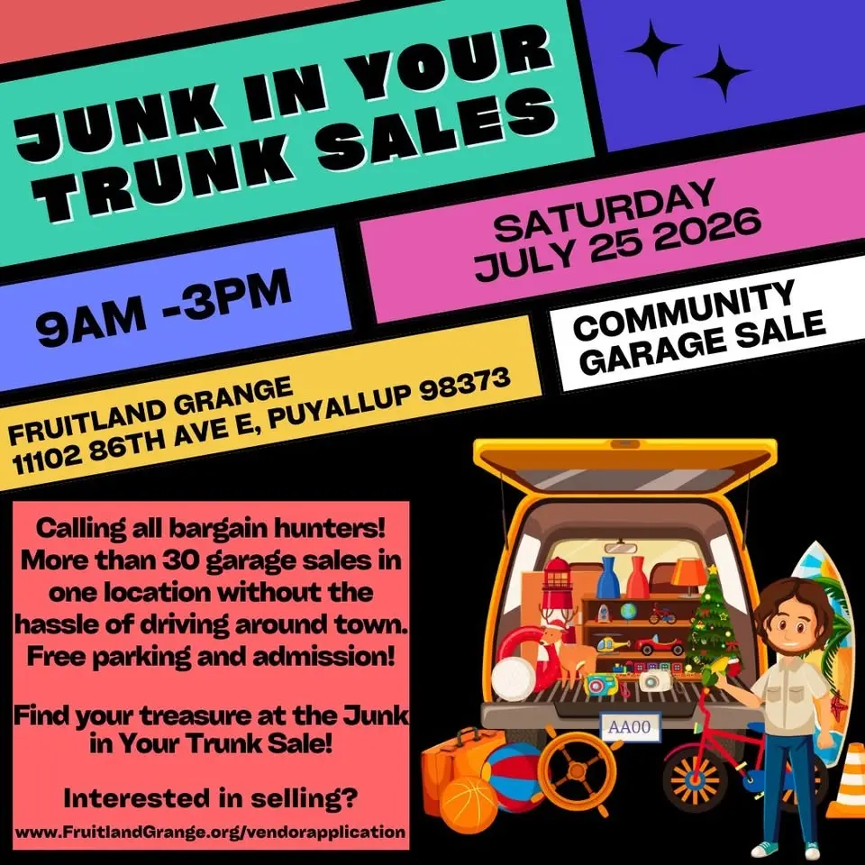 JUNK IN YOUR TRUNK COMMUNITY GARAGE SALE