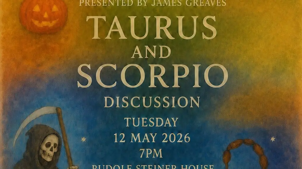 Pictures of the constellation and sign Taurus the Bull and its' opposite 