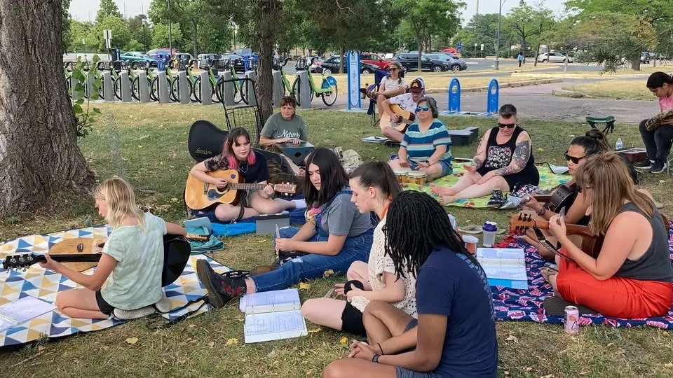 She Rock Acoustic Jam in the Park!
