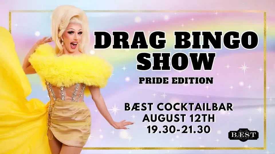 Drag Bingo Show at Bæst Cocktailbar 12/8