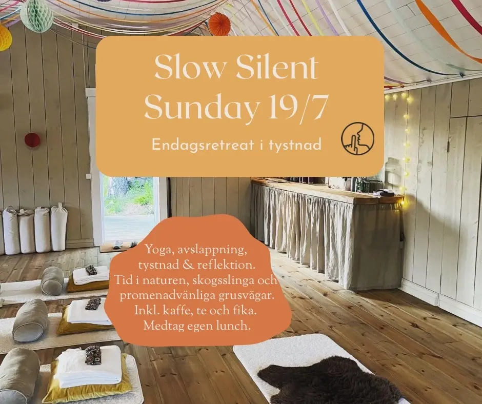 Slow Silent Sunday Yogastugan på Öna🌿