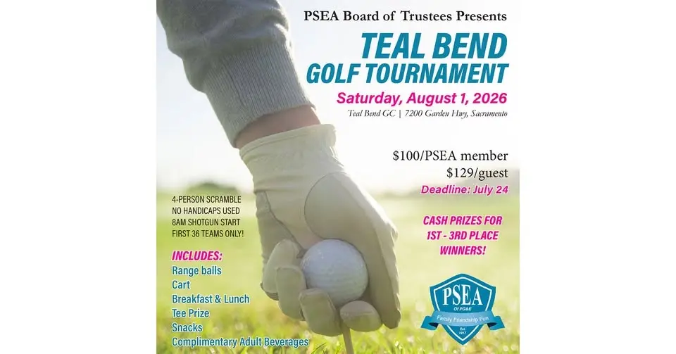 NEW PSEA Golf Tournament at Teal Bend