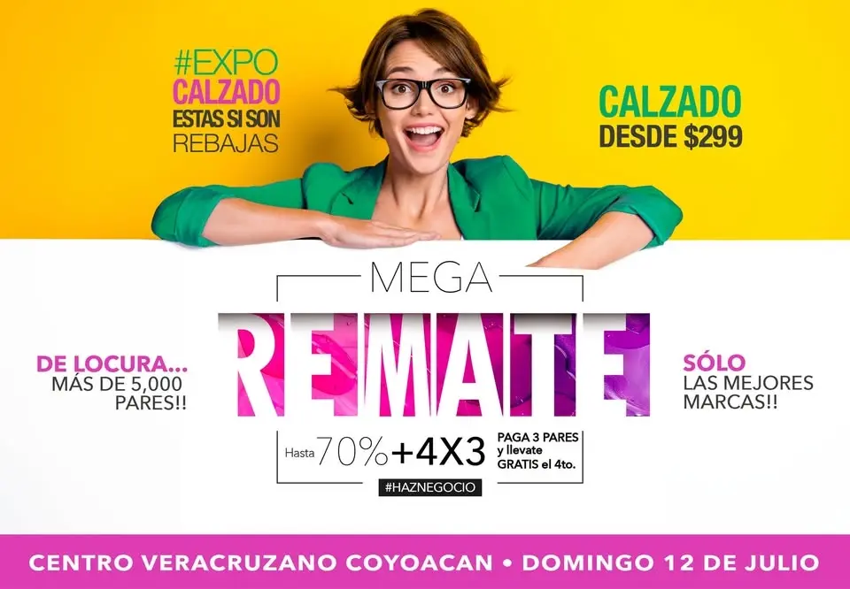 MEGA REMATE ANUAL CALZADO · Coyoacán 2026