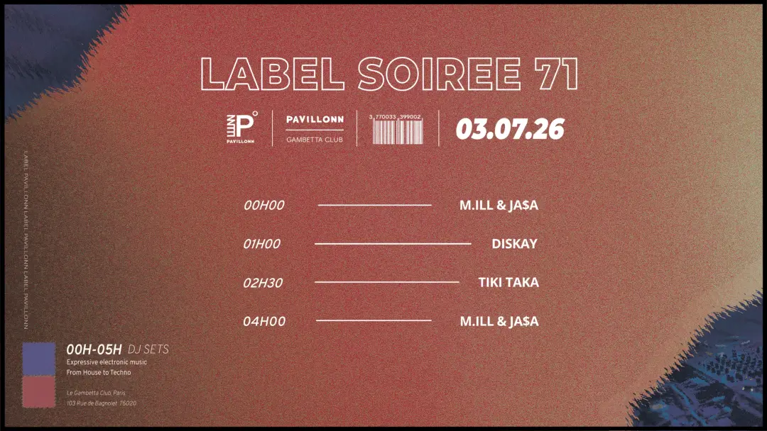 Pavillonn Label Soirée Club