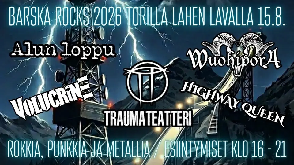 Barska Rocks 2026, Lahen Lava 15.8.