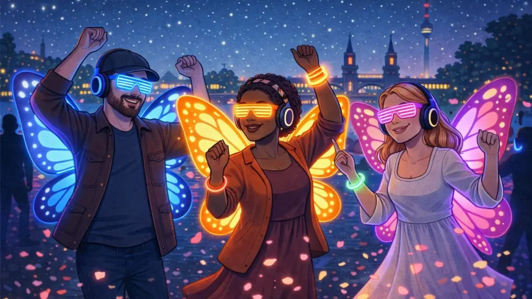 🎧 Silent Disco by the Spree | World Dance Day | Social Butterfly Club 🦋