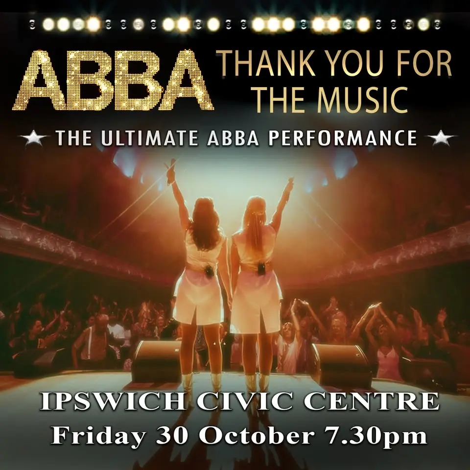 IPSWICH CIVIC CENTRE - Friday 30 October from 7.30pm.