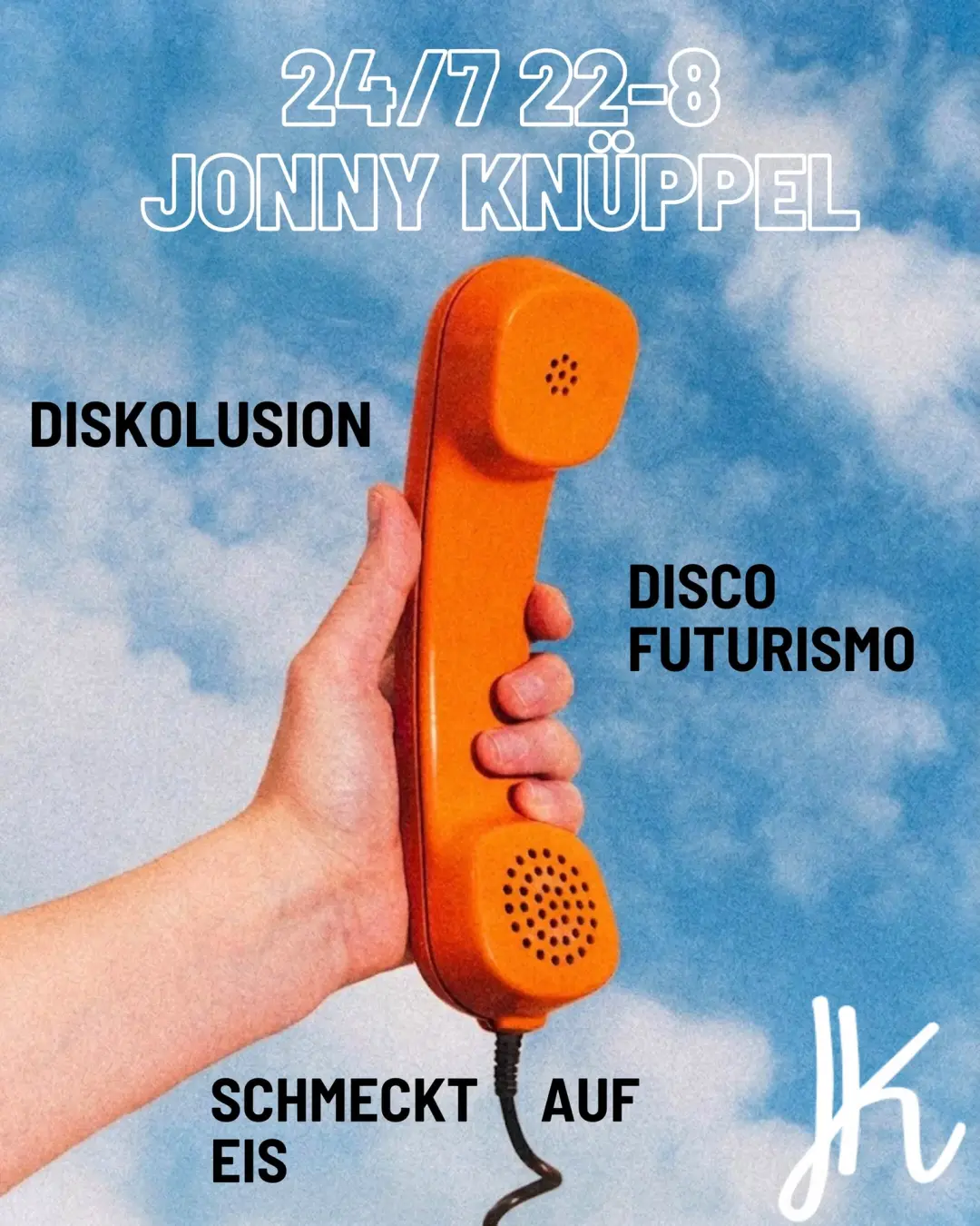 Knüppel Kollektiv-Sommernacht mit Disco Futurismo, Diskolusion und Schmeckt Auf Eis
