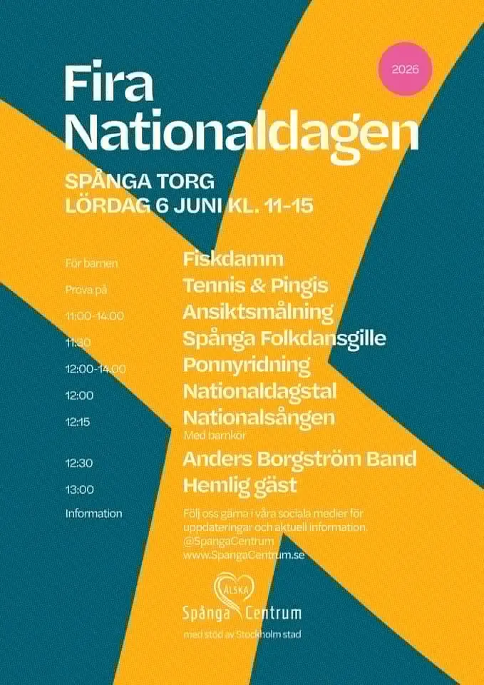 Fira Nationaldagen i hjärtat av spånga!
