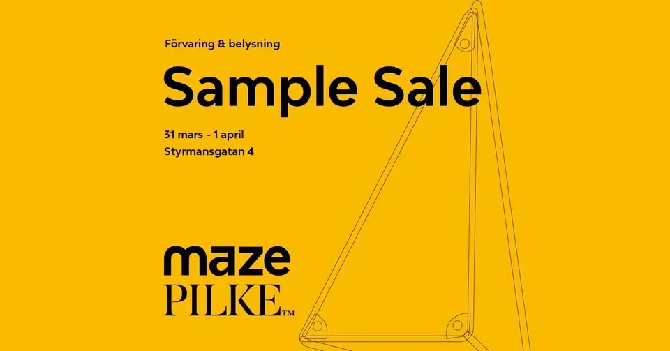 SAMPLE SALE Maze & Pilke