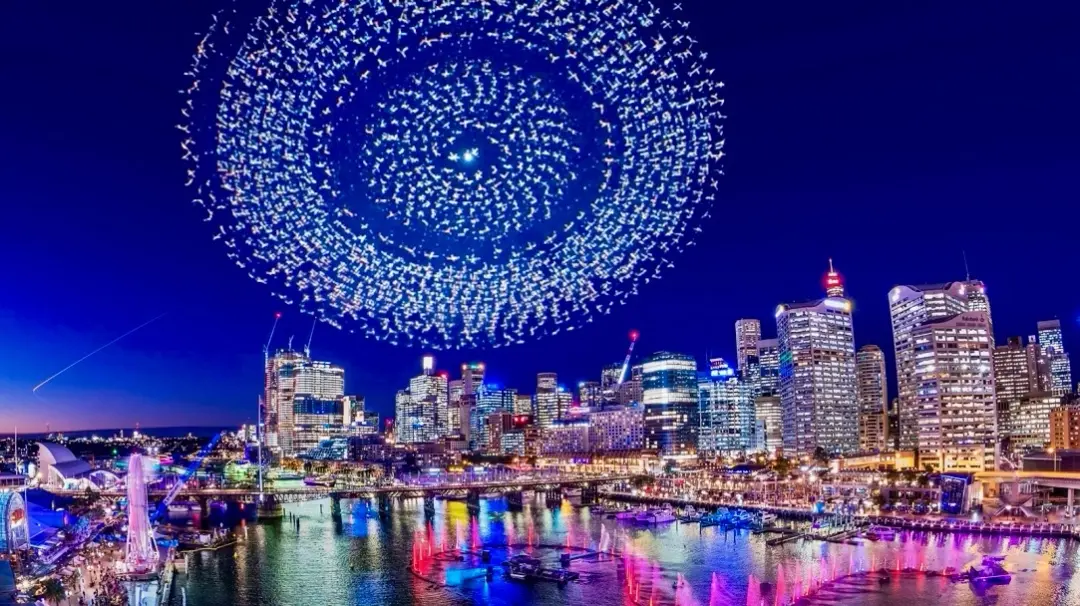 🌌🎆🎇 Wed - Vivid City, Barangaroo & Darling Hbr 🌅🌃🌟