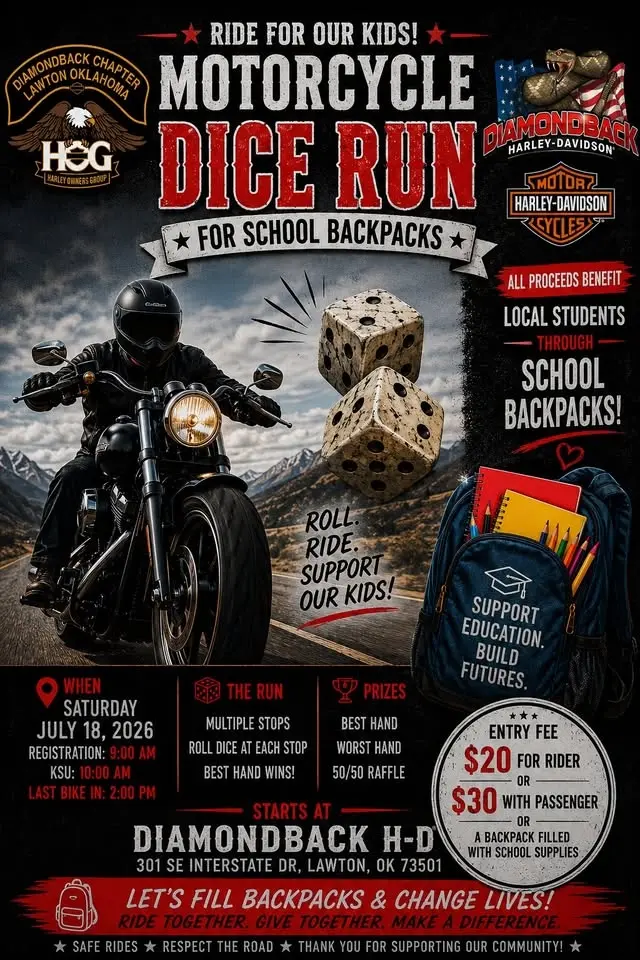 DBHOG Backpack Dice Run
