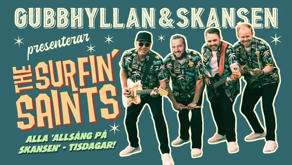 The Surfin' Saints - surfin' live @Gubbhyllan/Skansen