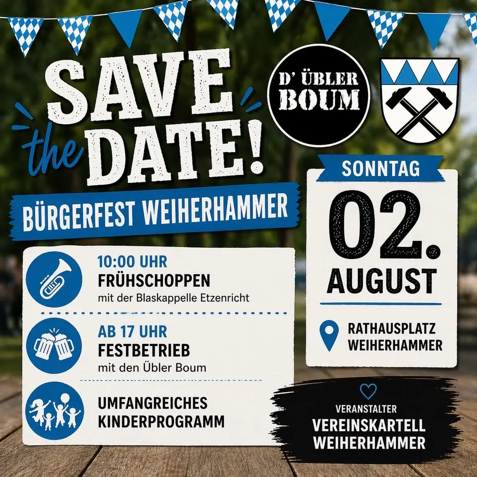 Bürgerfest Weiherhammer 2026